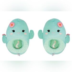 Squishmallow Children’s Slippers - Graciela Cactus, Size 13/1
